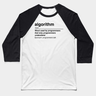 Algorithm Baseball T-Shirt